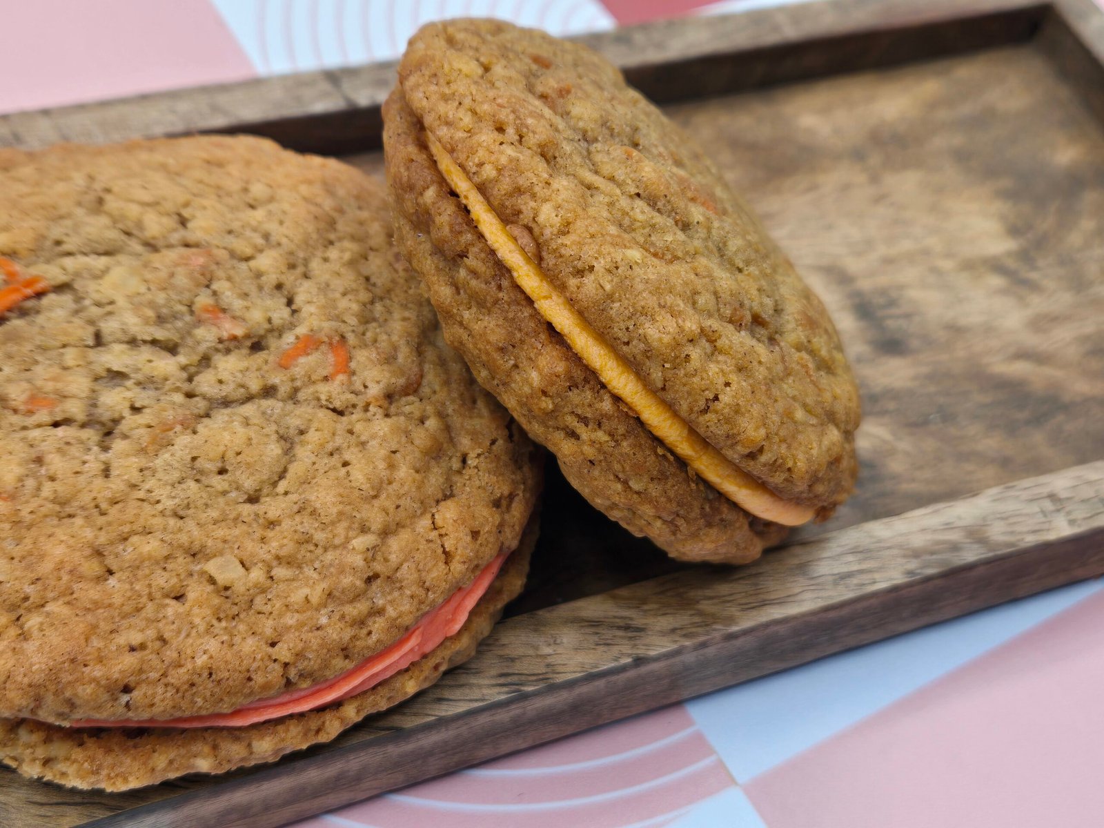 carrot cake cookie sandwiches (1)