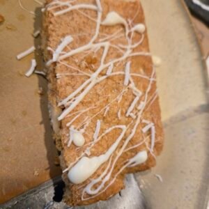 white chocolate coconut macadamia cookie bar