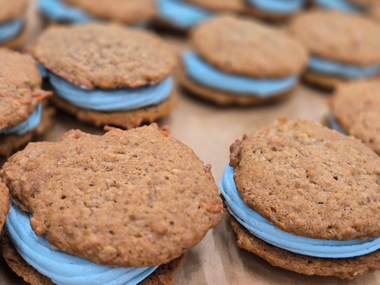 carrot cake cookie sandwich carrot cake cookie sandwich